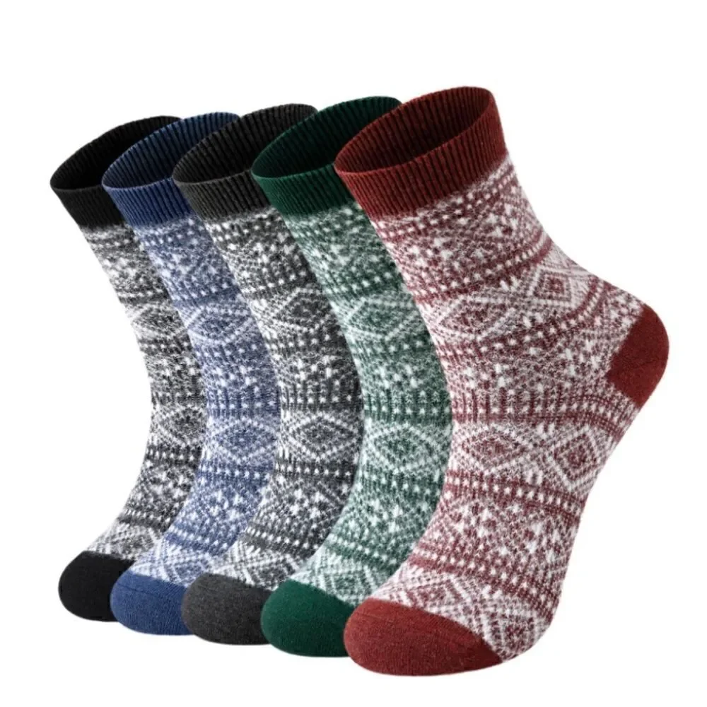 Warm wool winter socks